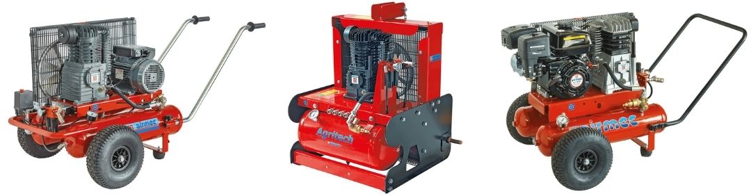 Airmec air compressors for olive harvesting Airmec air compressors for olive harvesting and pruning
