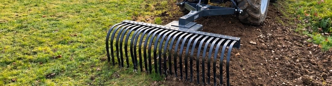 The best BlackStone tractor-mounted landscape rakes on offer at AgriEuro