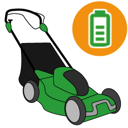 Green clearance power mowers