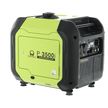 Pramac P3500I - 3.3 kW Inverter Silenced Petrol Power Generator with AVR - DC 3 kW Single-phase