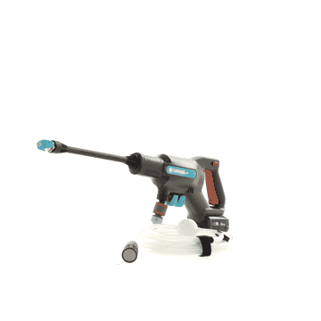 Gardena AcquaClean 24/18V Lithium Spray Gun Pressure Washer with 2.5 Ah battery