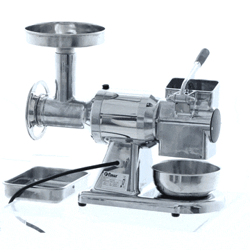 FIMAR TC22T Electric Meat Mincer - with Integrated Grater - Grinding Unit in Aluminium - Single-phase - 1.5HP/230V