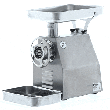 FAMA TI22R Electric Meat Mincer - Body and Grinding Unit in Stainless Steel - Three-phase - 400 V/2.0 hp