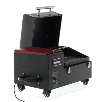Royal Food Pelletto 140 W Table-top Wood Pellet Grill - Stainless Steel Grids - 35x38 cm Grid