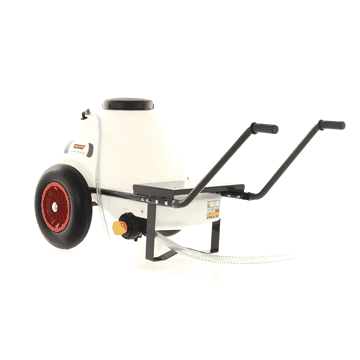 Spraying treatments   wheelbarrow with 120 lt tank for the Comet engine driven pump