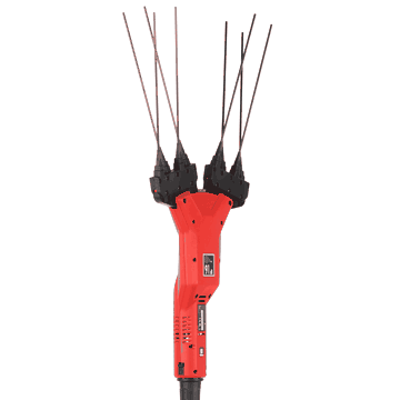 Einhell GE-FS 18/53 - Battery-powered Olive Harvester - Telescopic Pole - 18 V 4 Ah