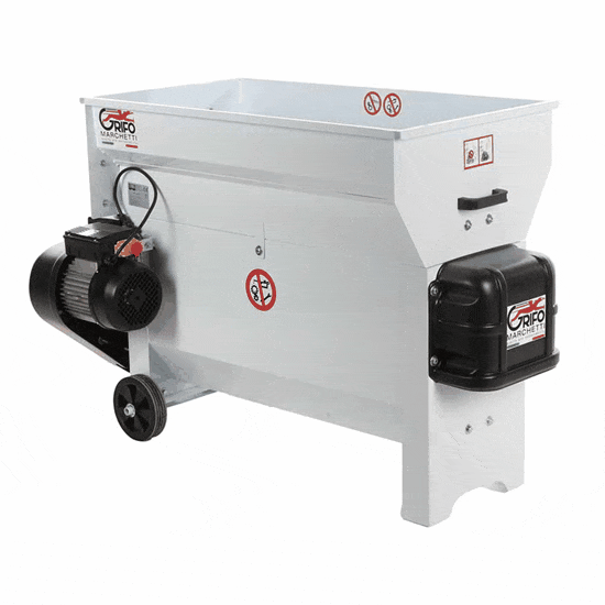 GRIFO DVEP30 - Electric Grape Destemmer with Hopper - with Included Guards