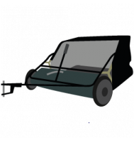 Leaf sweepers, collectors and deflectors