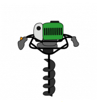 Hobbyist petrol engines Post Hole Borers