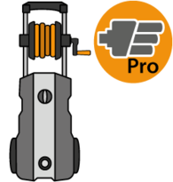 Professional three-phase high-pressure washer with Pro axial pump