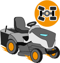 Heavy-duty 4WD Riding-on Mowers