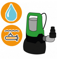 Submersible pumps for deep wells
