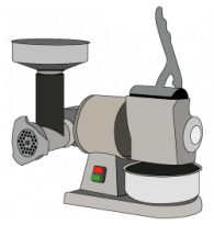 Heavy-duty Meat Mincers with Cheese Grater