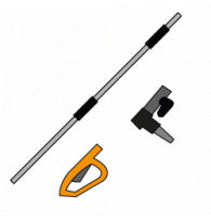 Pneumatic extension rods