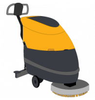 LARGE Heavy-duty Disc Floor Scrubber Dryers (41 - 50 cm)