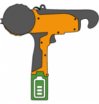 Tying Machines with Built-in Battery