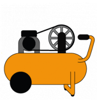 Heavy-duty belt-driven air compressors (50-300 L)