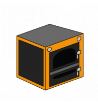 Indirect Cooking Built-in Wood-Fired Ovens (2 chambers)
