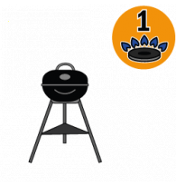 Small Single Burner Gas BBQs