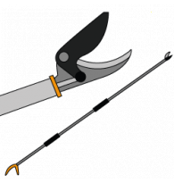 Pruning Shears on Extension Pole