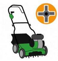 Petrol Lawn Scarifiers with Fixed Blades