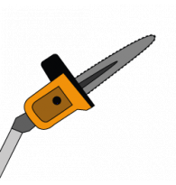 Compressed air Pruning Saws for Extension Pole