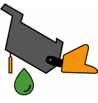 Hydraulic wheelbarrow and front loader - Petrol