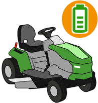Battery-powered Riding-on Mowers