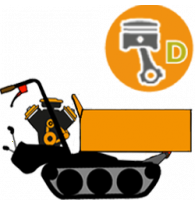 Tracked Diesel Power Barrows