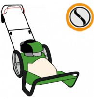 Petrol Rough Cut Mower with Blade
