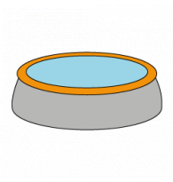 Small inflatable pools