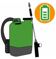 Battery-powered knapsack/backpack sprayers