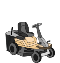 Riding-on Mowers with Side Discharge