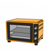 2-shelf electric ovens