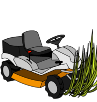 Riding-on Flail Mowers (for uncultivated grass)