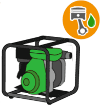 Petrol water pumps for irrigation