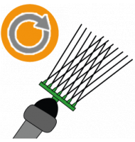Electric Olive Harvesters with Rotary Motion