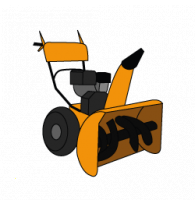 Wheeled Petrol Snow Blowers - large