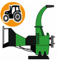 Tractor-driven Garden Shredders