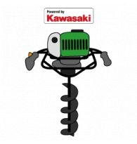 Post Hole Borers Powered by Kawasaki Engine