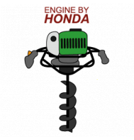 Post Hole Borers Powered by Honda 4-stroke Engine