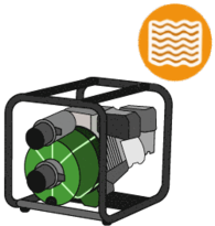 Petrol Water Pumps for Dirty Waters