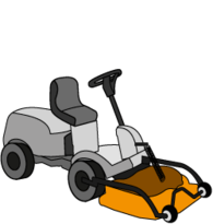 Riding-on Mowers with front cutting deck