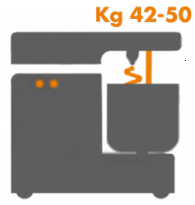 Fixed Head Spiral Mixers 42-50 kg