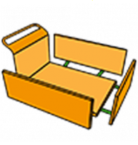 Petrol-powered wheelbarrows with extendable body