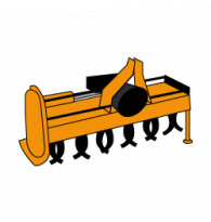 Medium Series Tractor-mounted Rotary Tillers with Mechanical Shift
