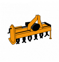 Light Series Tractor-mounted Rotary Tillers with Manual Shift