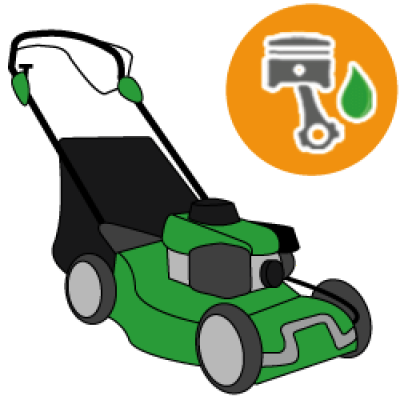 Yamaha 2 stroke lawn mower on sale