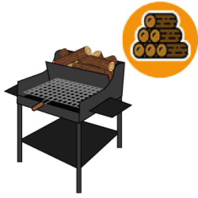 Wood fired BBQs