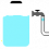 Circuit washing tank 